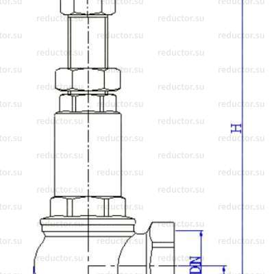 Клапан Valtec - Габаритные и присоединительные размеры